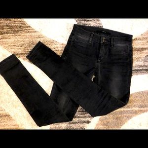 Joe's Jeans Gray Skinny double sparkle button